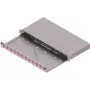 ZVK EasyLan LWL -jakelupaneeli Basic LSB0B224 Grade C 1U 12 porttia 12x LC-Duplex OM4
