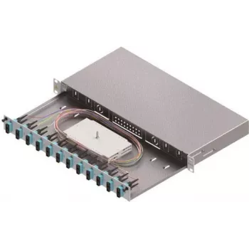 ZVK Easylan kuituliitoskotelo Basic LSB1B113 1HE 12x SC-Duplex Standard OM3 ulosvedettävä - kuitu - SC-Duplex-liittimet