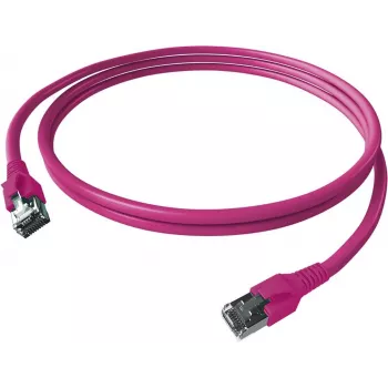 EasyLan FlexBoot -verkkokaapeli Cat.6A S/FTP violetti 2,00 m