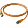 EasyLan FlexBoot Cat.6 S/FTP -verkkokaapeli oranssi 7,5 m