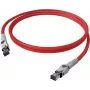EasyLan VarioBoot -verkkokaapeli Cat.6A S/FTP punainen 1,0 m