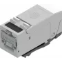 ZVK EasyLan fixLink Pro RJ45 Keystone -moduuli Cat.6A suojattu 10GbE työkaluton
