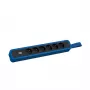 Bachmann PRIMO 2 6xUTE pistorasialista ripustussilmukalla 2,0m CEE7/7 RAL5010