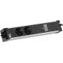 Bachmann STEP ALU pöytävirransyöttö 2x Schuko 1x USB-C 100W alumiini