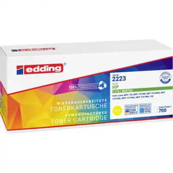 Edding EDD-2223 keltainen värikasetti yhteensopiva HP 117A (W2072A) - 700 sivua