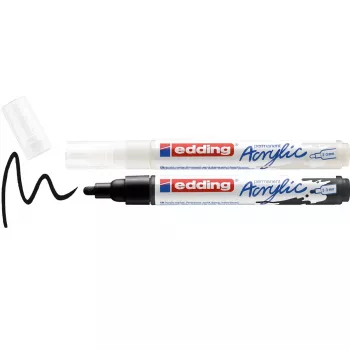 EDDING 5100 akryylitussi sekalaiset värit 2,0 - 3,0 mm, 2 kpl (4-5100-2)