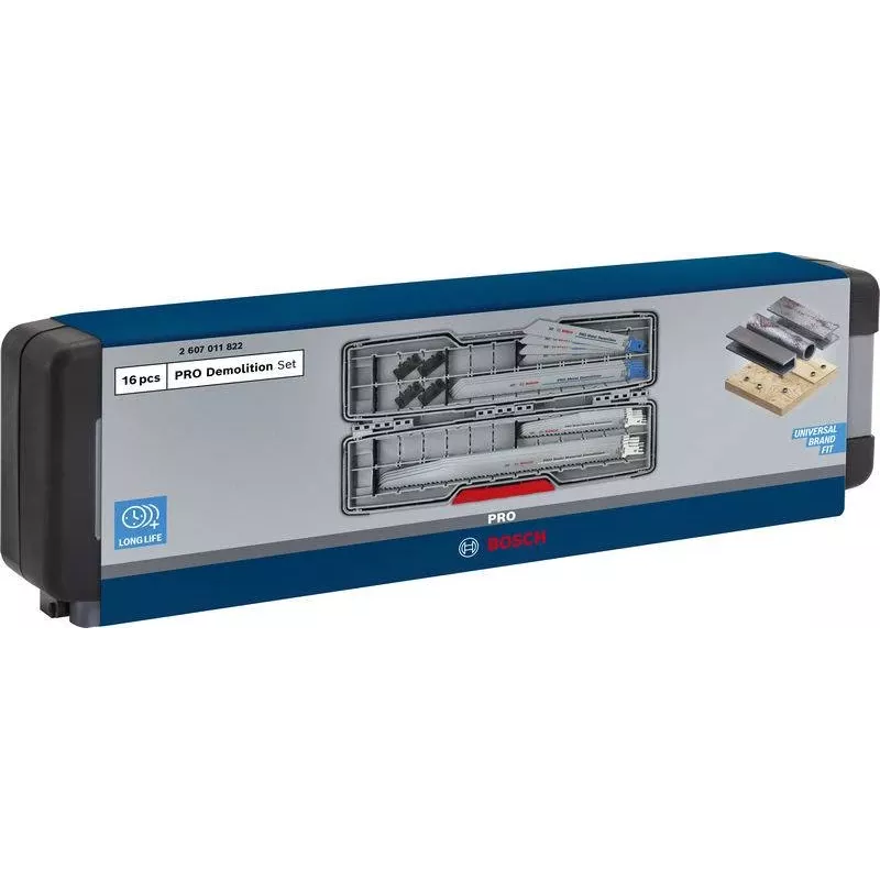 Bosch PRO Tough Box purkupuukkosahanteräsarja 16 kpl