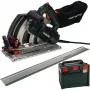 Metabo KT 66 BL + FS 160 -käsipyörösaha 1200W harjaton ohjauskiskolla
