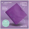 BRUNNEN WAVE -vipukansikansio violetti muovi 7,0 cm DIN A4