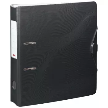 BRUNNEN WAVE Hebelaktenordner Onyx Black muovi 7,0 cm DIN A4