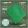 BRUNNEN WAVE -vipukansikansio vihreä muovi 7,0 cm DIN A4