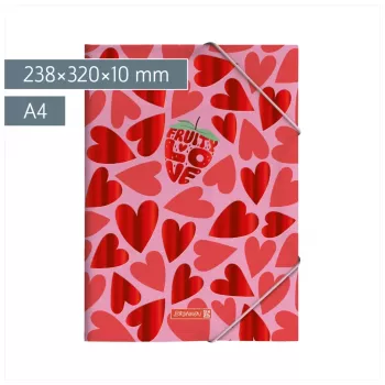 BRUNNEN Fruity Love Collection kansio A4 pinkki/punainen, 1 kpl (1041604522)
