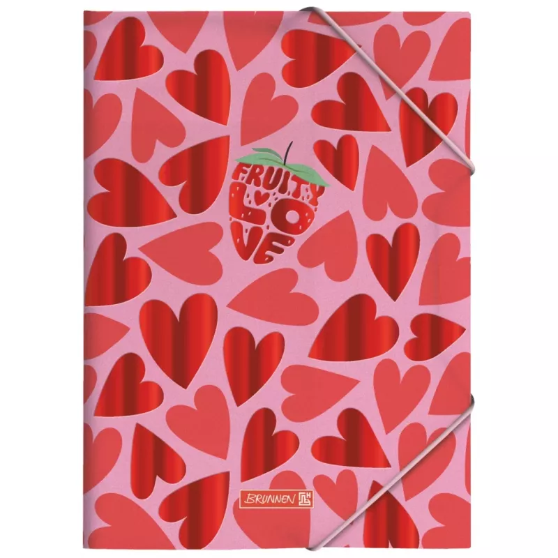 BRUNNEN Fruity Love Collection kansio A4 pinkki/punainen, 1 kpl (1041604522)