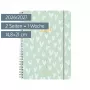 BRUNNEN Student Planner Heart 2026/2027 minttu, valkoinen, kulta, 1 kpl (1072156097)