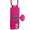 Just Elegance PopGrip Case Apple iPhone 12 / iPhone 12 Pro 6,1 inch - Orchid Flower Pink (30090)
