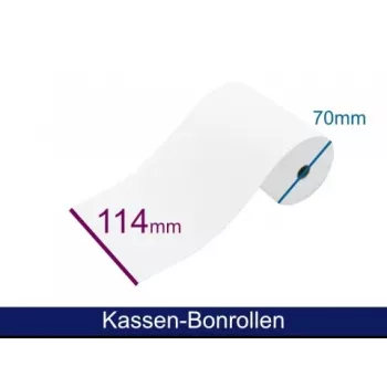ARTDEV kassakuittirulla - standardipaperi HF 114 70 12 B/D/K n. 48 m