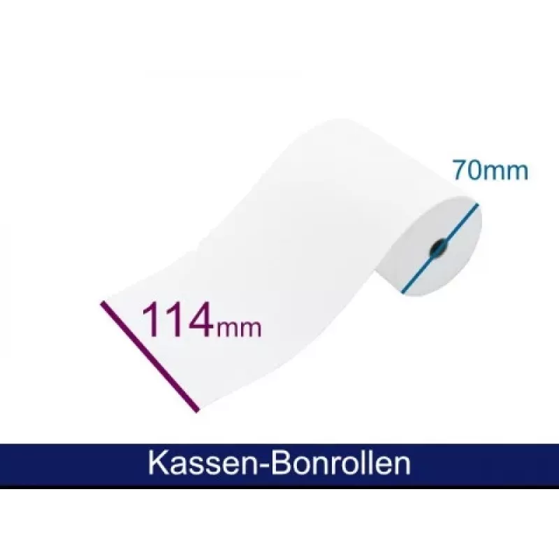 ARTDEV kassakuittirulla - standardipaperi HF 114 70 12 B/D/K n. 48 m