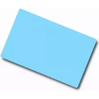 ARTDEV tyhjä PVC-kortti - 86 x 54 mm 30 mil 0,76 mm vaaleansininen