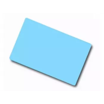ARTDEV tyhjä PVC-kortti - 86 x 54 mm 30 mil 0,76 mm vaaleansininen