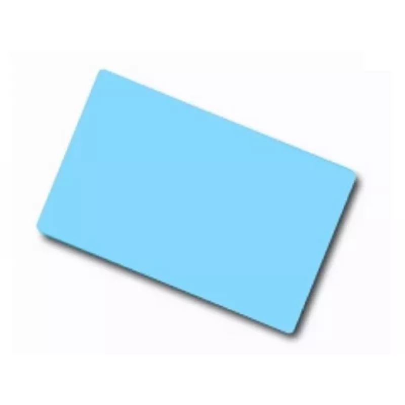 ARTDEV tyhjä PVC-kortti – 86 x 54mm 30mil 0,76mm vaaleansininen