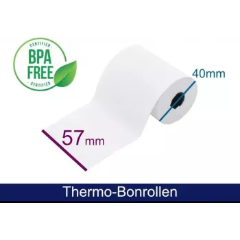 ARTDEV lämpörulla - 57x40x12 mm B/D max./K suoraveloituksen teksti 18 m 48 g