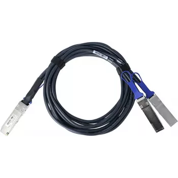BlueLAN Yhteensopiva Mellanox MCP7H50-V01AR30 passiivinen 200GBASE-CR4 QSFP56 - 2x100GBASE-CR2 QSFP56 Direct Attach -haarakaapeli, 2m, AWG26
