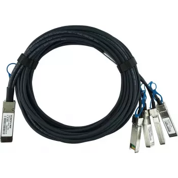 BlueOptics yhteensopiva Planet QSFP28-4SFP28-DAC-2M passiivinen 100GBASE-CR4 QSFP28 - 4x25GBASE-CR SFP28 Direct Attach Breakout -kaapeli, 2 m, AWG26