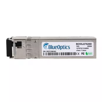 BlueOptics SFP+ 10GBase-BX-U -lähetin-vastaanotin, 1270nm TX / 1330nm RX, LC Simplex, SMF, 20km, yhteensopiva Synology SFP-10G-BX-U kanssa