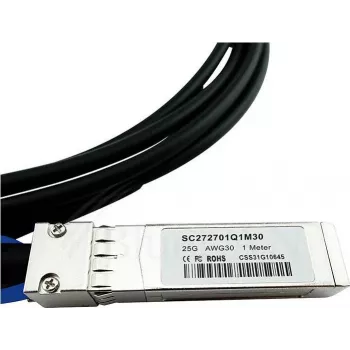 MikroTik S+DA0002 kanssa yhteensopiva BlueLAN 10GBASE-CR passiivinen SFP+ - SFP+ Direct Attach -kaapeli, 2 metriä, AWG30 (S+DA0002-BL)