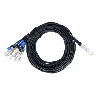 BlueLAN BL292701W3M26 Arista CAB-D-8S-200-2.5 kanssa yhteensopiva passiivinen 200GBASE-CR8 QSFP-DD - 8x25GBASE-C Breakout-DAC-kaapeli 3m