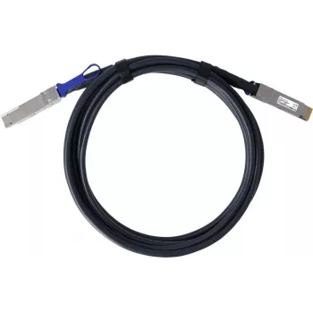 BlueOptics CBL-601 yhteensopiva BlueLAN DAC QSFP-DD -kaapeli BL292901X1M26, 1 m, musta