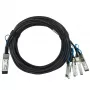 BlueOptics IBM EB4P BlueLAN passiivinen 100GBASE-CR4 QSFP28 - 4x25GBASE-CR SFP28 Direct Attach -haarautumiskaapeli, 2 m