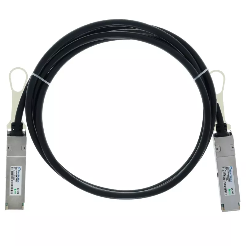 BlueLAN QSFP-40G-2M-CM-BL yhteensopiva H3C QSFP+ Direct Attach -kaapeli, 40GBASE-CR4, 30AWG, 2 metriä