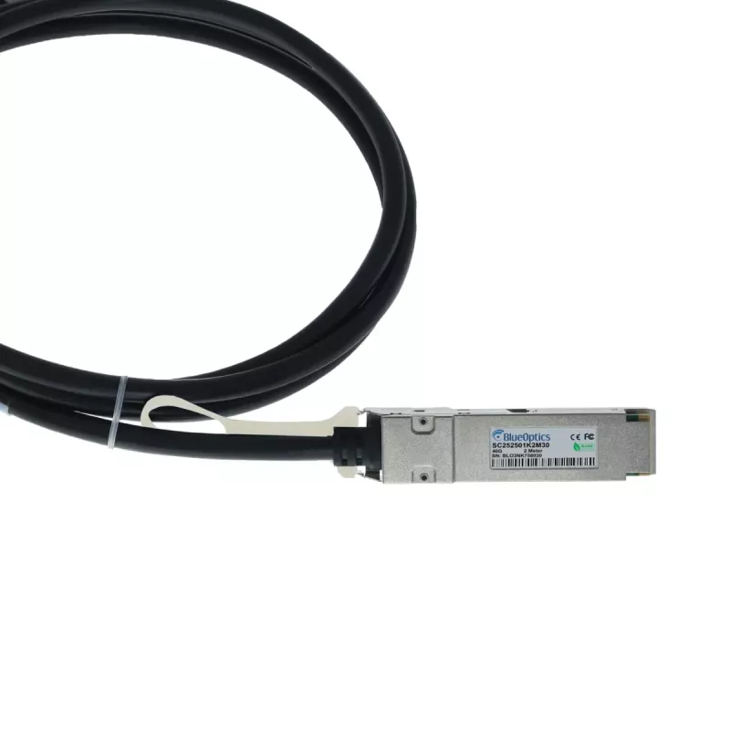 BlueLAN QSFP-40G-2M-CM-BL yhteensopiva H3C QSFP+ Direct Attach -kaapeli, 40GBASE-CR4, 30AWG, 2 metriä