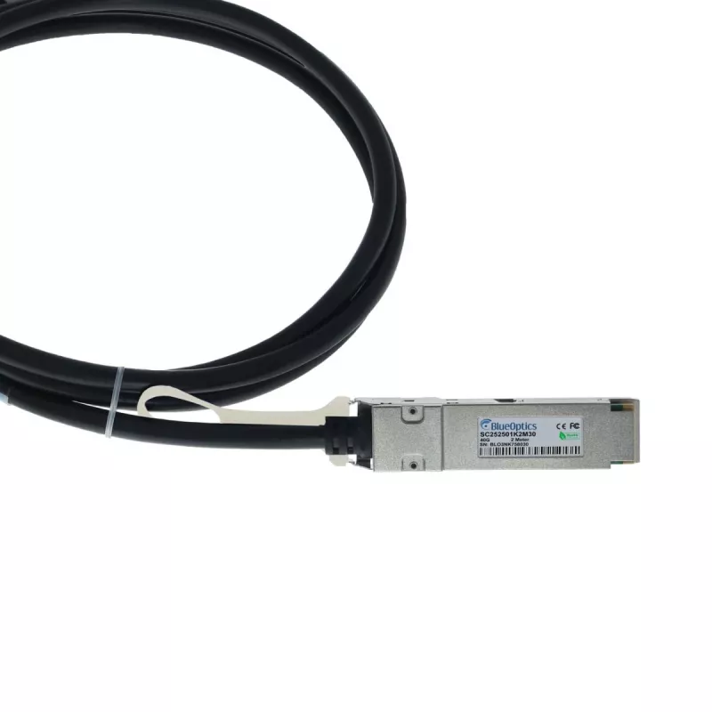 BlueLAN QSFP-40G-2M-CM-BL yhteensopiva H3C QSFP+ Direct Attach -kaapeli, 40GBASE-CR4, 30AWG, 2 metriä