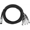 BlueLAN 40G-DACP-QSFP4SFP1M-BL QSFP+ - 4x SFP+ passiivinen Direct Attach Copper -haarautumiskaapeli, 1 m