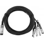 BlueLAN 40G-DACP-QSFP4SFP1M-BL QSFP+ - 4x SFP+ passiivinen Direct Attach Copper -haarautumiskaapeli, 1 m