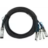 BlueOptics QNAP CAB-DAC2M-Q28B4 BlueLAN passiivinen 100GBASE-CR4 QSFP28 - 4x25GBASE-CR SFP28 Direct Attach -haarautumiskaapeli, 2 m