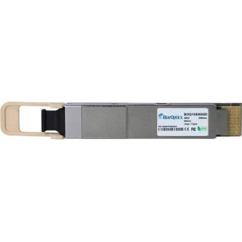BLUEOPTICS NVIDIA 980-9I693-F4NS00 QSFP112-lähetin-vastaanotin, MPO-MTP-12/APC, 400GBASE-SR4, monimuotokuitu, 850nm, 50 metriä, 0°C/+70°C, DDM