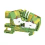 Weidmüller AITB 6 BB 2C PE suojamaaliitin, PUSH IN, 6 mm², 41 A, 800 V, vihreä/keltainen