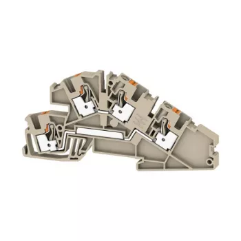 Weidmüller AITB 4 BB L-L asennus-riviliitin, 4 mm², 400 V, 32 A, sininen, ruuviliitäntä, DIN-kisko