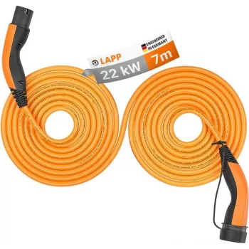 Lapp Mobility Type 2 Helix-latauskaapeli 22 kW 7 m oranssi