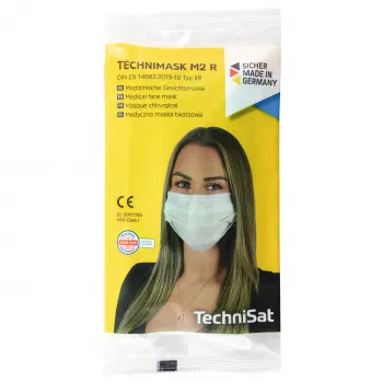 TECHNIMASK M2 R lääketieteellinen kasvomaski tyyppi IIR, 50 kpl:n pakkaus, sininen