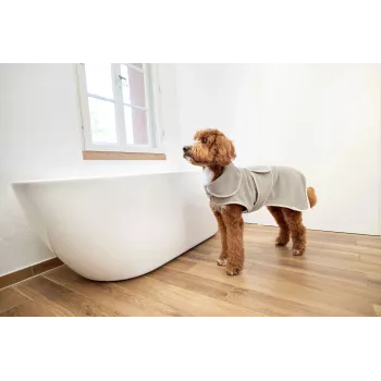 PALOPA Hundebademantel Robi Beige koko L