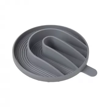 PALOPA Yumo silikoninen hidasruokintakupin sisäosa koiralle Anthracite