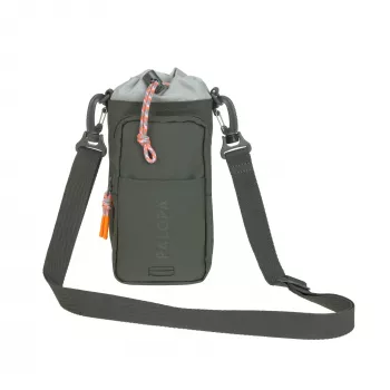 PALOPA 2-in-1 koiran herkkutasku ja pullonpidike Boudi Dark Olive