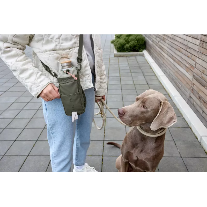 PALOPA 2-in-1 koiran herkkutasku ja pullonpidike Boudi Dark Olive