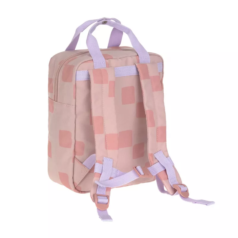 Lassig mini reppu neliömäinen Pattern Party Rose