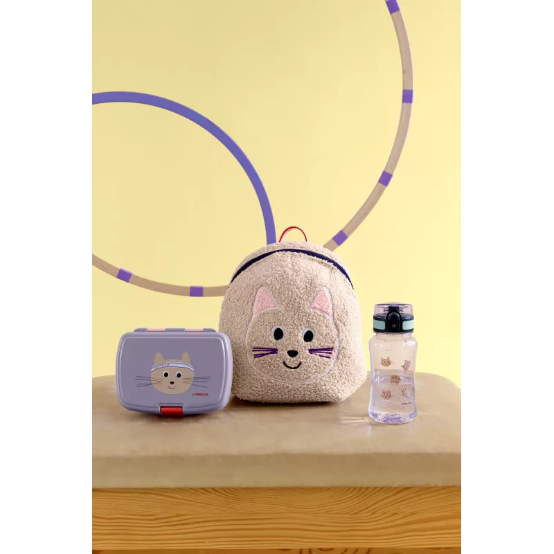 Lassig Tiny Team Tritan-juomapullo 420 ml kissanpentu
