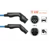 kabelmeister® EV-latauskaapeli Mode 3, Type 2 pistoke liittimeen, 3-vaiheinen, 16 A, 11 kW, sininen, 5 m